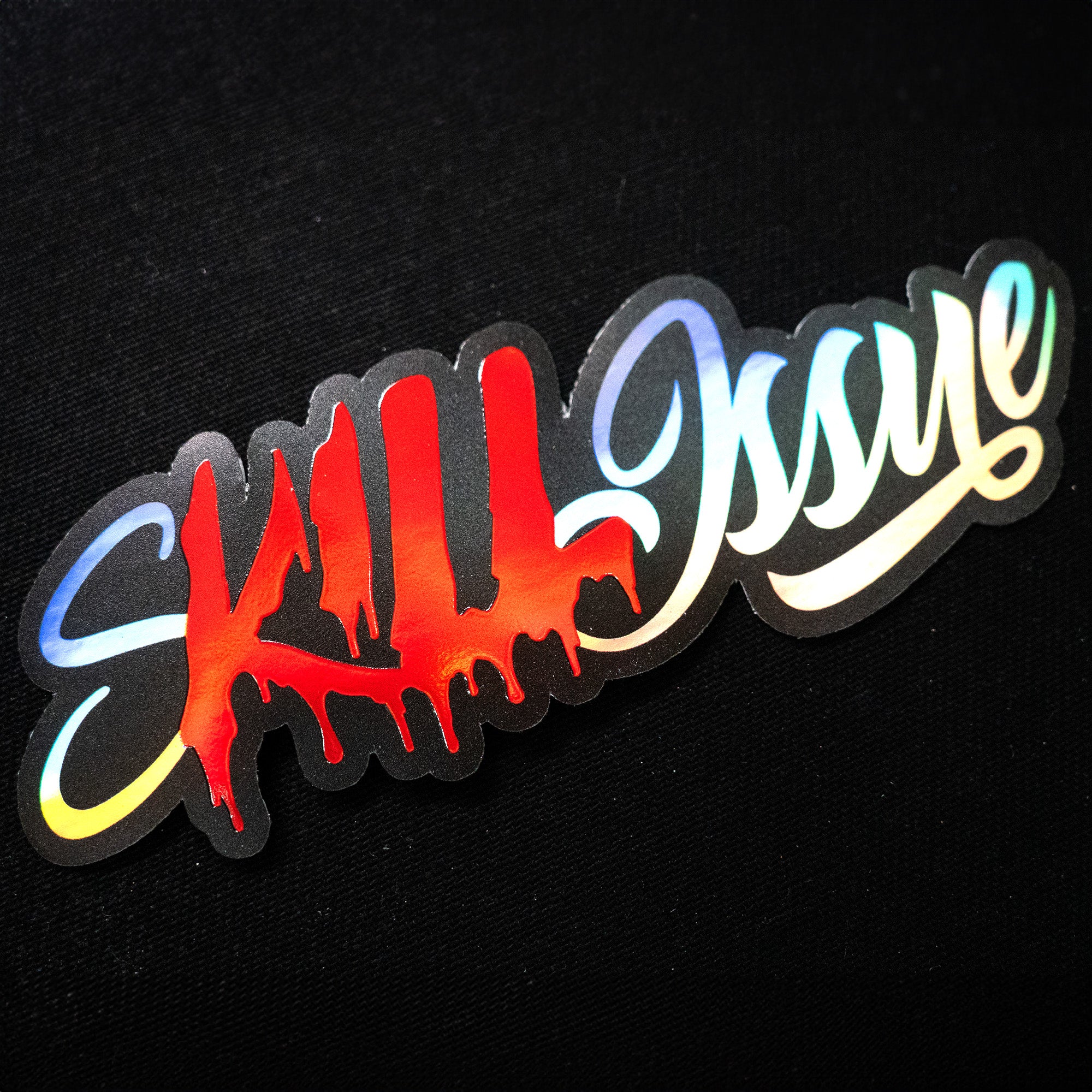 "sKILL issue" Holo Sticker